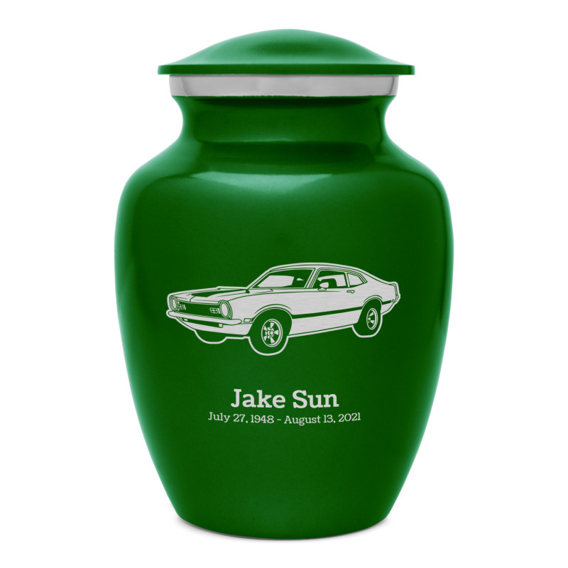 Muscle Car II Sharing Urn - Shamrock Green