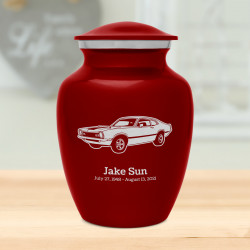 Muscle Car II Sharing Urn - Ruby Red