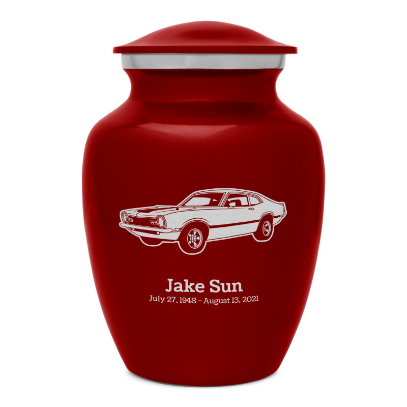Muscle Car II Sharing Urn - Ruby Red