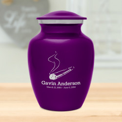 Marijuana Joint Sharing Urn - Purple Luster