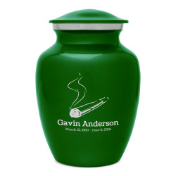 Marijuana Joint Sharing Urn - Shamrock Green