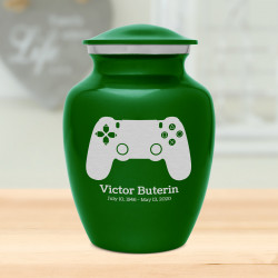 Gaming Controller Sharing Urn - Shamrock Green