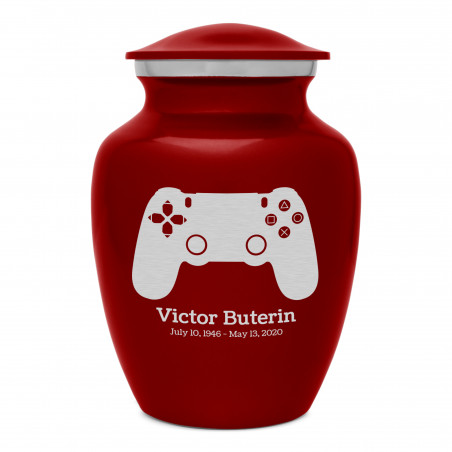 Gaming Controller Sharing Urn - Ruby Red