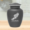 Winged Foot Running Sharing Urn - Gunmetal Gray