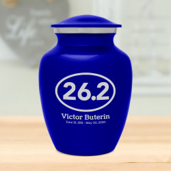 Marathon 26.2 Running Sharing Urn - Midnight Blue