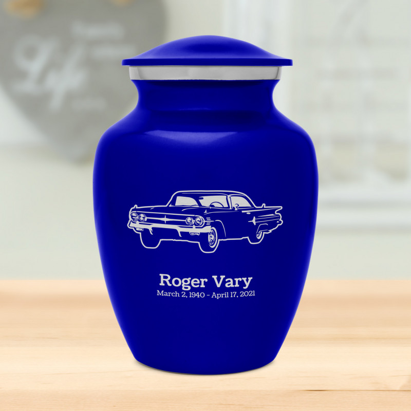 Classic Car III Sharing Urn - Midnight Blue