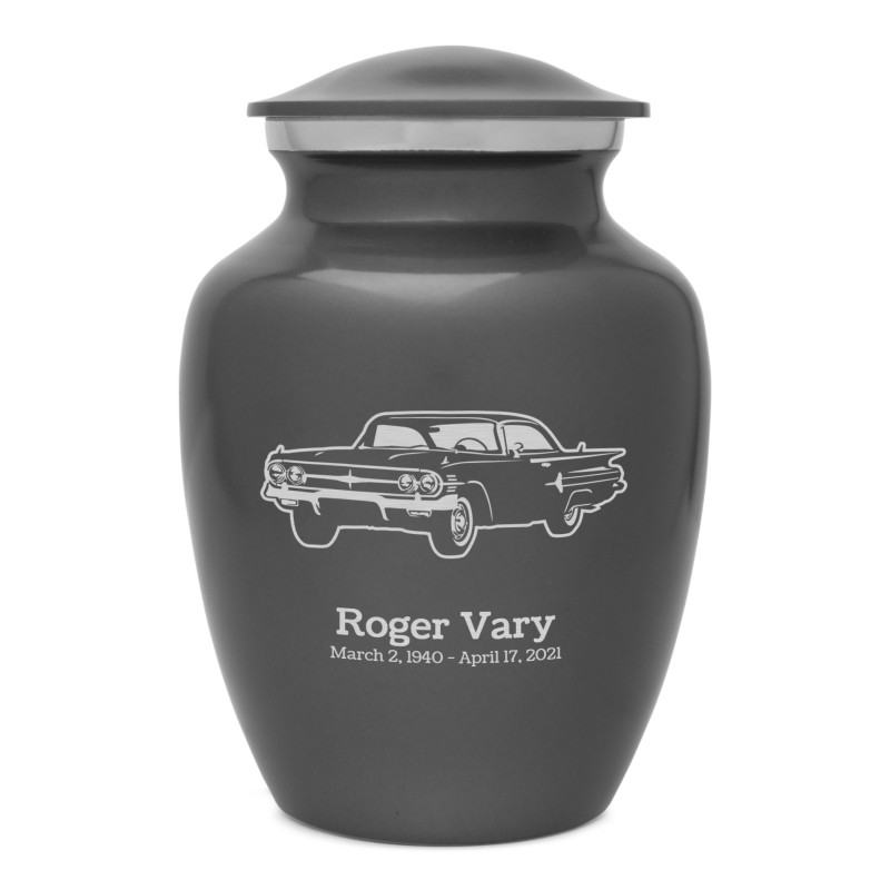 Classic Car III Sharing Urn - Gunmetal Gray
