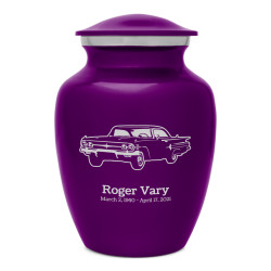 Classic Car III Sharing Urn - Purple Luster