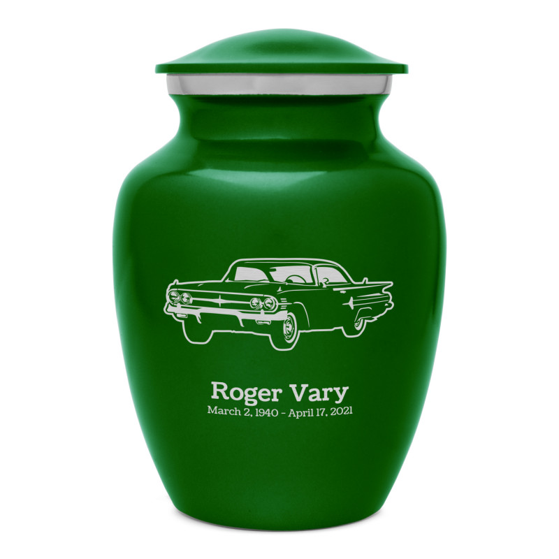 Classic Car III Sharing Urn - Shamrock Green