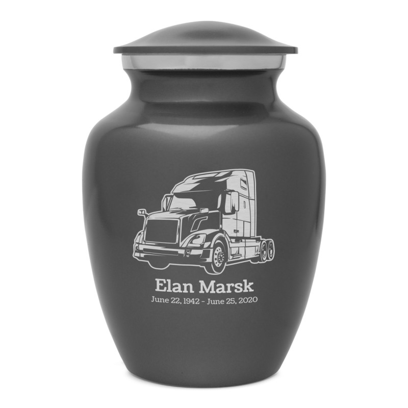 Semi II Sharing Urn - Gunmetal Gray