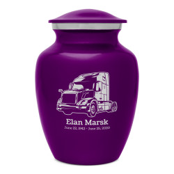 Semi II Sharing Urn - Purple Luster