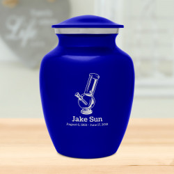 Marijuana Bong Sharing Urn - Midnight Blue