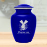 Marijuana Holding Hands Sharing Urn - Midnight Blue