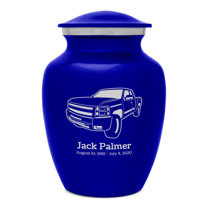 Truck I Sharing Urn - Midnight Blue
