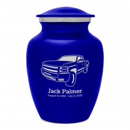 Truck I Sharing Urn - Midnight Blue