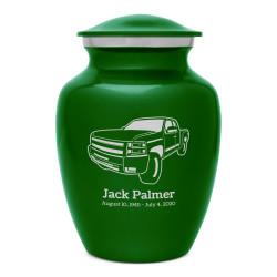 Truck I Sharing Urn - Shamrock Green
