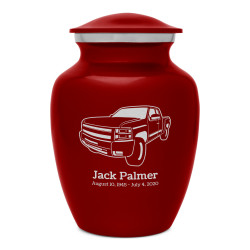 Truck I Sharing Urn - Ruby Red