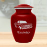 Truck II Sharing Urn - Ruby Red