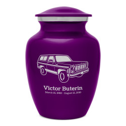 SUV Sharing Urn - Purple Luster