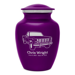 Truck IV Sharing Urn - Purple Luster
