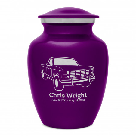 Truck IV Sharing Urn - Purple Luster
