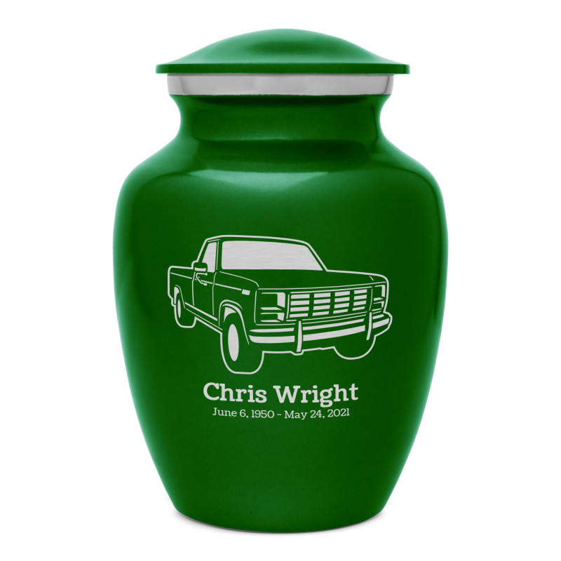 Truck IV Sharing Urn - Shamrock Green