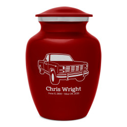 Truck IV Sharing Urn - Ruby Red