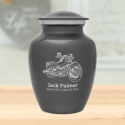 Motorcycle II Sharing Urn - Gunmetal Gray