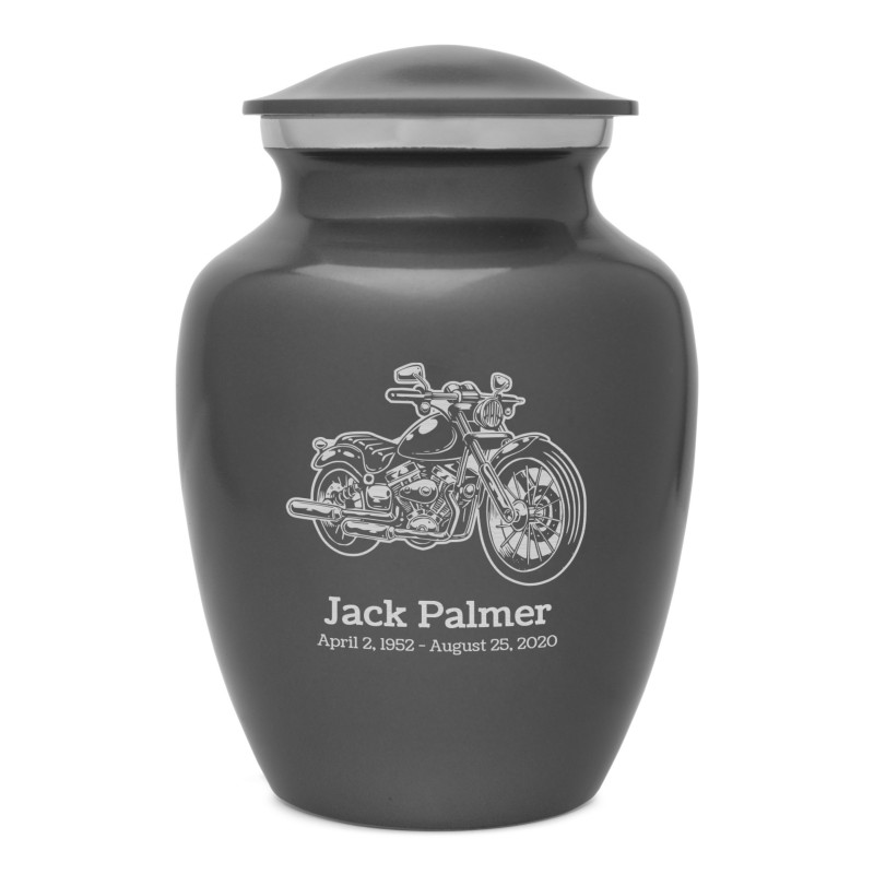 Motorcycle II Sharing Urn - Gunmetal Gray