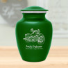 Motorcycle II Sharing Urn - Shamrock Green
