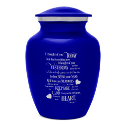 I Thought Of You Today Sharing Urn - Midnight Blue