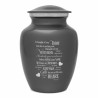 I Thought Of You Today Sharing Urn - Gunmetal Gray