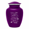 I Thought Of You Today Sharing Urn - Purple Luster