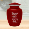 Heaven In Our Home Sharing Urn - Ruby Red