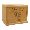 Elephant Cremation Urn - Signature Alder