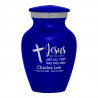 Jesus Took The Wheel Keepsake Urn - Midnight Blue