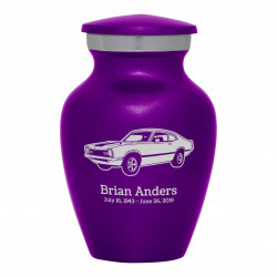 Muscle Car II Keepsake Urn - Purple Luster