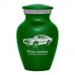 Muscle Car II Keepsake Urn - Shamrock Green