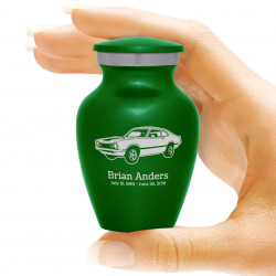 Muscle Car II Keepsake Urn - Shamrock Green