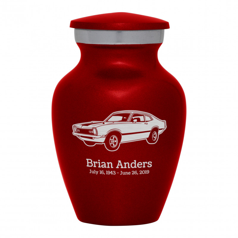 Muscle Car II Keepsake Urn - Ruby Red