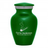 Marijuana Joint Keepsake Urn - Shamrock Green