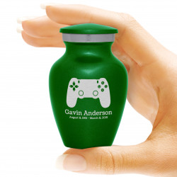 Gaming Controller Keepsake Urn - Shamrock Green