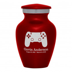 Gaming Controller Keepsake Urn - Ruby Red