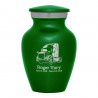 Semi Truck II Keepsake Urn - Shamrock Green