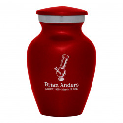 Marijuana Bong Keepsake Urn - Ruby Red