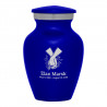 Marijuana Holding Hands Keepsake Urn - Midnight Blue