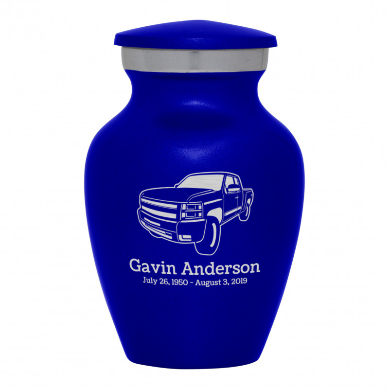 Truck I Keepsake Urn - Midnight Blue