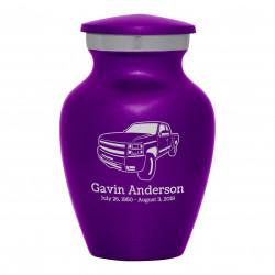 Truck I Keepsake Urn - Purple Luster