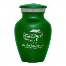 Truck I Keepsake Urn - Shamrock Green