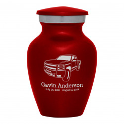 Truck I Keepsake Urn - Ruby Red